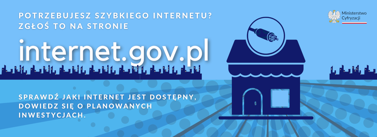 Baner promujący portal INTERNET.GOV.PL 