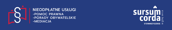 Baner informacyjny pomoc prawna