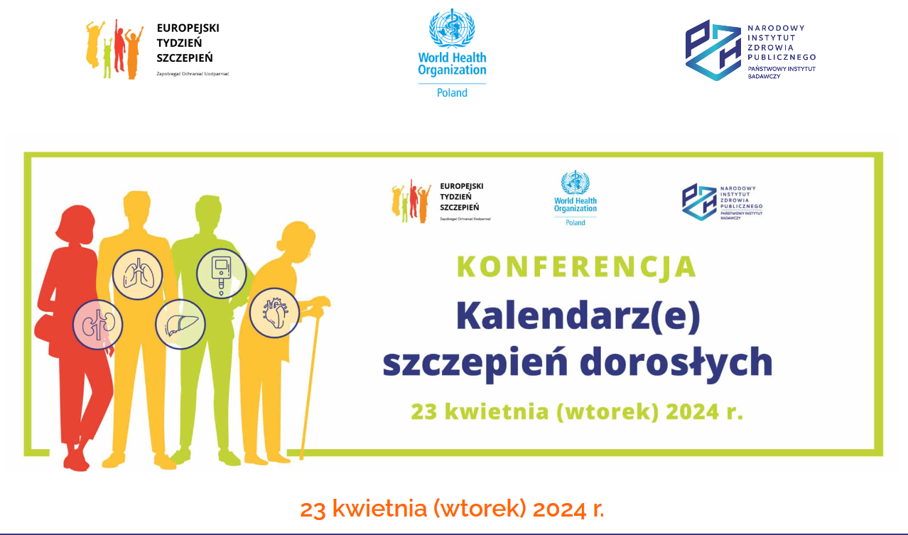 Plakat inormacyjny dotyczący szczepień 
