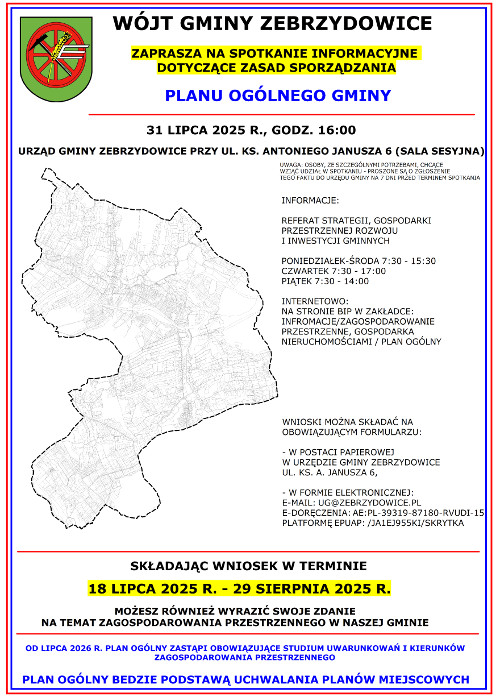 Plakat informacyjny