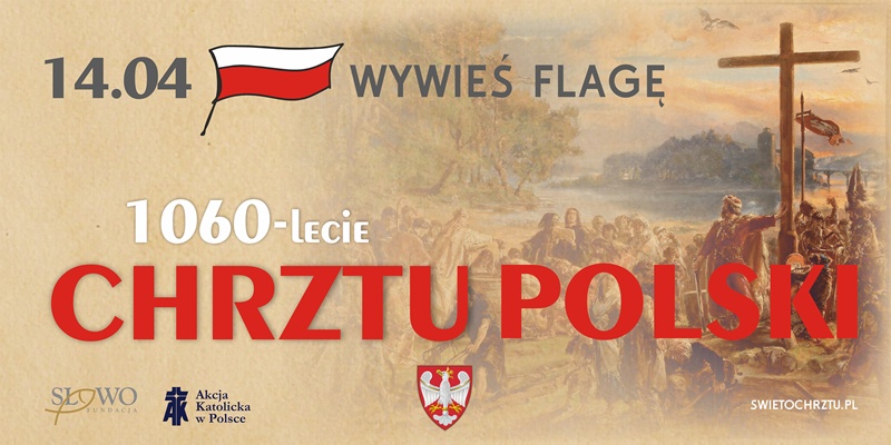 Baner informacyjny Święto Chrztu Polski